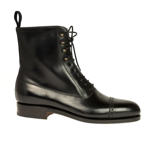 Cavan Black Lace Up Boot