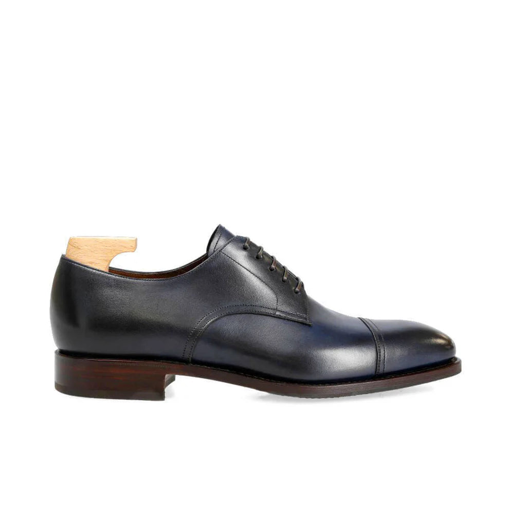 Gabriel Navy Blue Toecap Derby