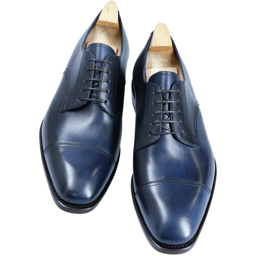 Gabriel Navy Blue Toecap Derby