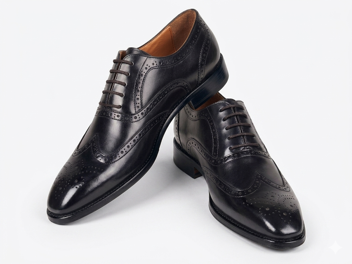 Adam Black Patina Wingtip