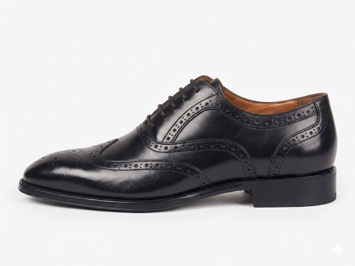 Adam Black Patina Wingtip