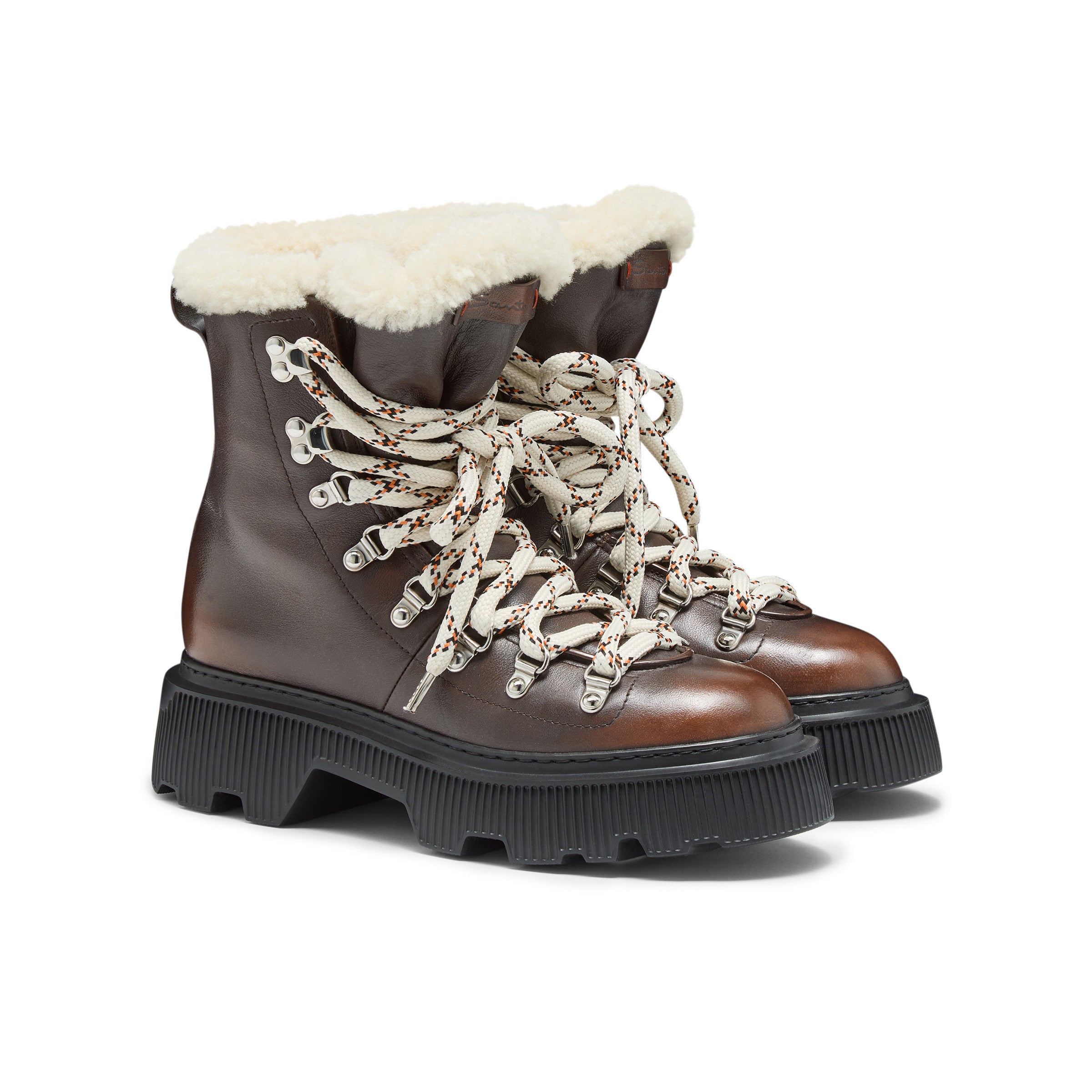 Megan White Fur Winter Boots
