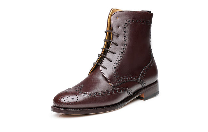 Brown Military Boot For Women