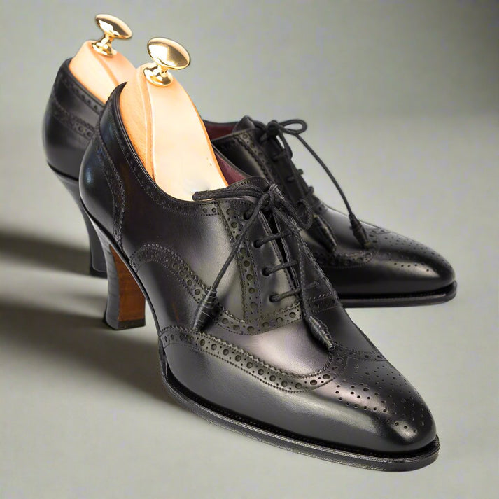 Taylor Black Oxford Heels