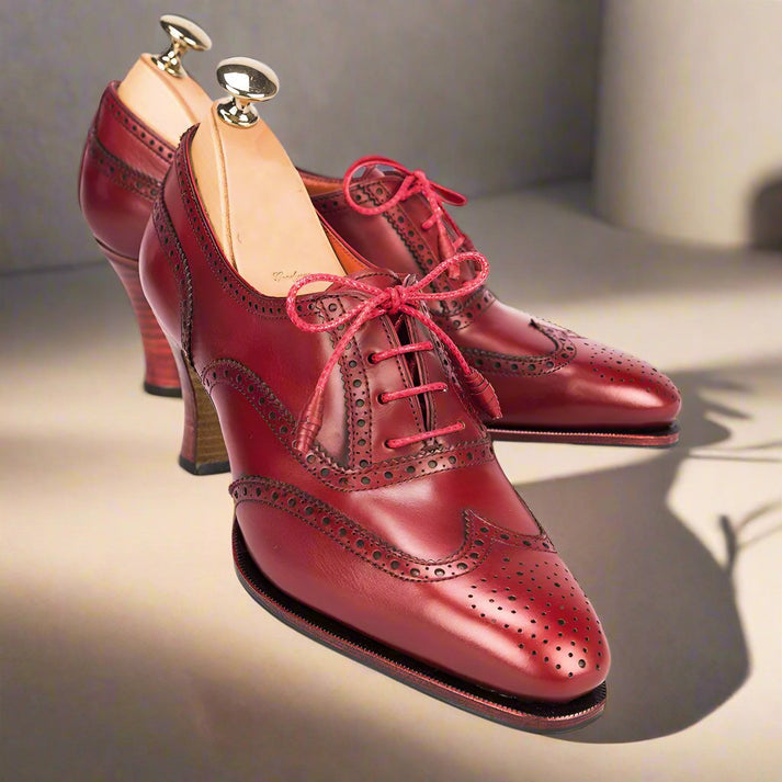 Taylor Cherry Red Oxford Heels