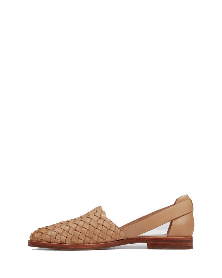 Joe Beige Braided Flats