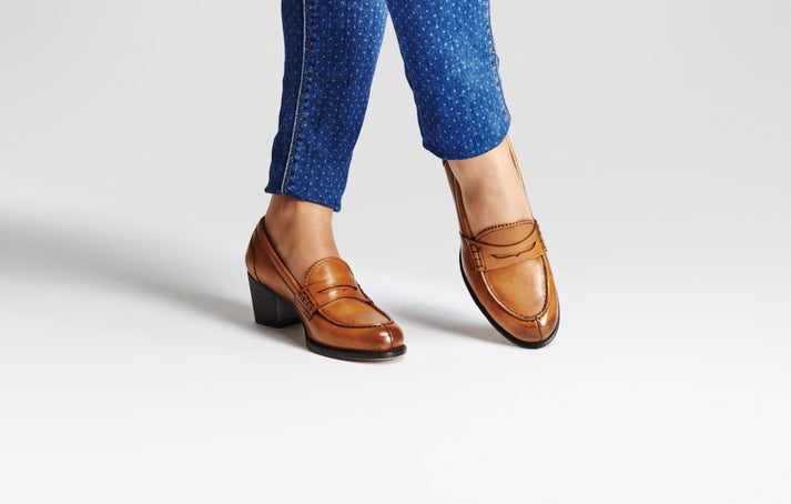Tan Leather Office Plump
