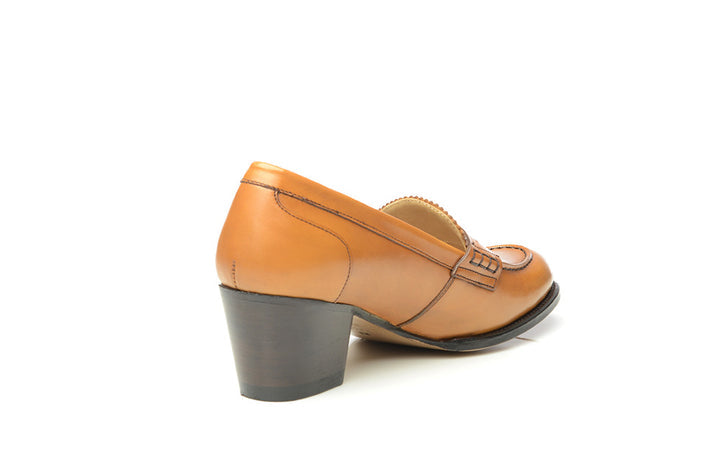 Tan Leather Office Plump