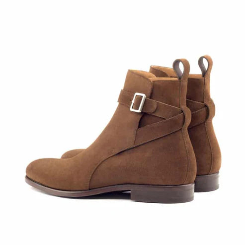 Kenal Medium Brown Suede Jodhpur Boot