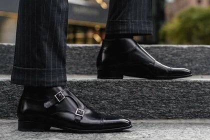 Murphy Black Monkstrap Boot