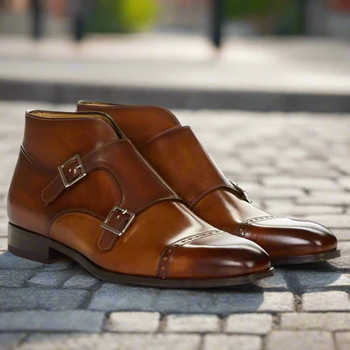 Murphy Tan Monkstrap Boot